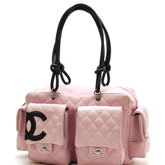 CHANEL シャネル カンボンライン コピー CH-BAG106 マルチポケット  ピンク カーフレザー